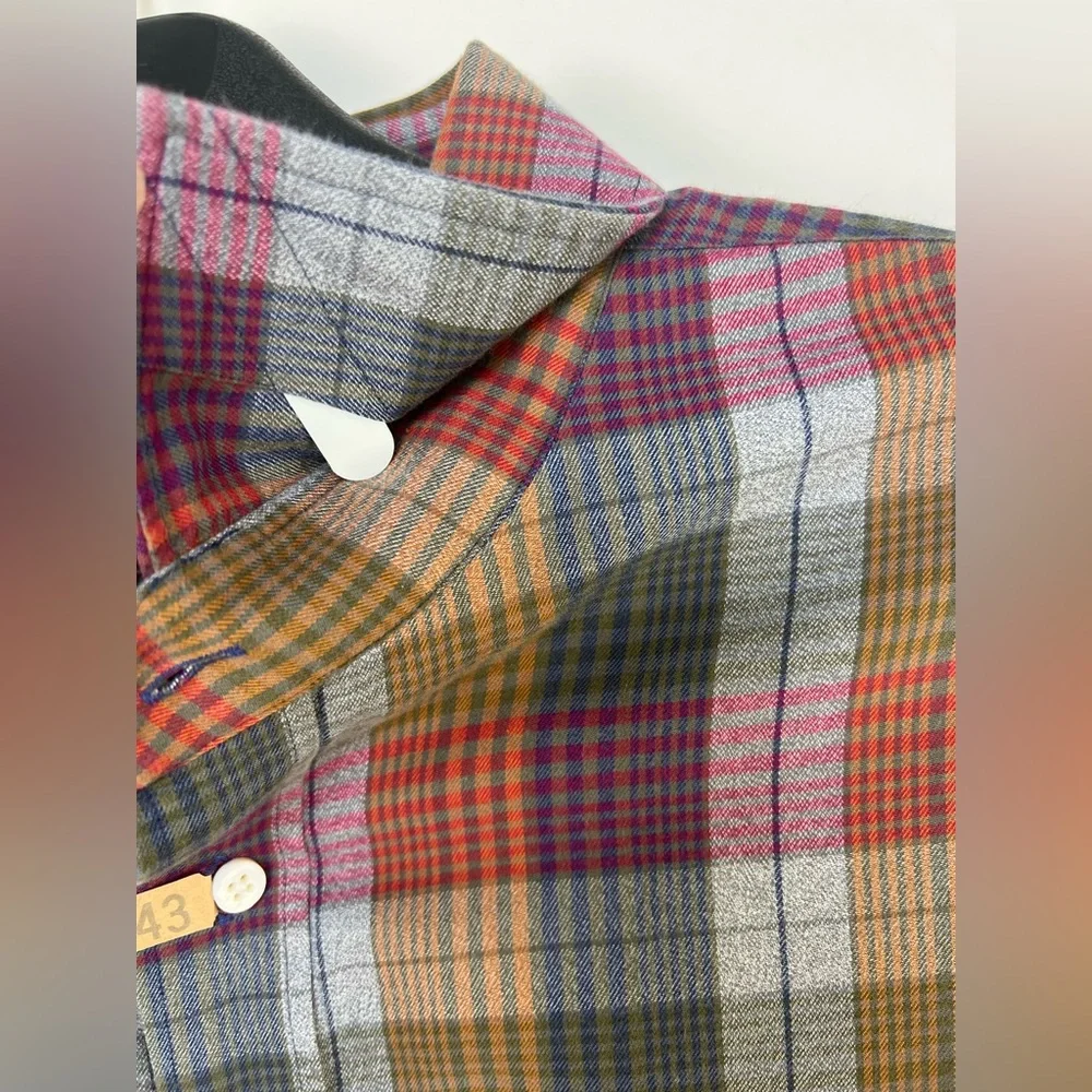 Indochino Made For You Custom Shirt‎ - Multicolor Plaid (XL)